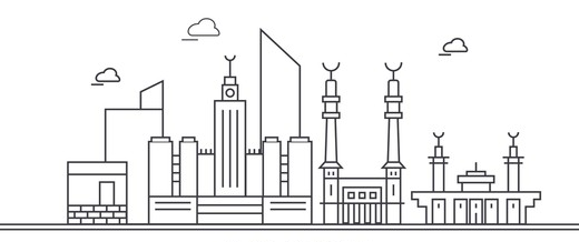 mecca-architecture-line-skyline